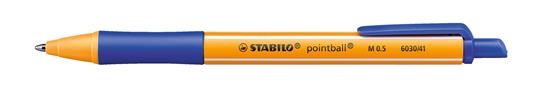 Penna a sfera Ecosostenibile - STABILO pointball - CO2 neutral - Blu - 6