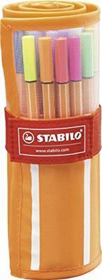 Fineliner - STABILO point 88 - Rollerset con 30 Colori assortiti - 2