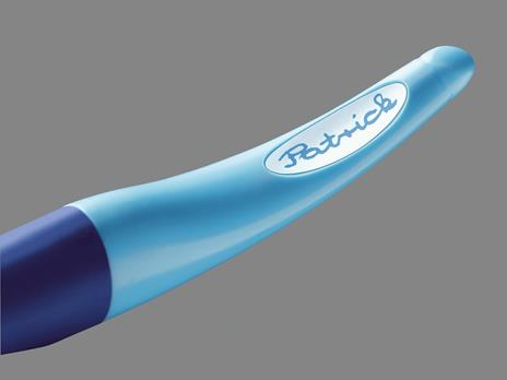 Penna Roller Ergonomica - STABILO EASYoriginal per Mancini in Rosa - Cartuccia Blu inclusa - 8