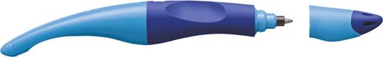 Penna Roller Ergonomica - STABILO EASYoriginal per Destrimani in Blu/Azzurro - Cartuccia Blu inclusa - 3