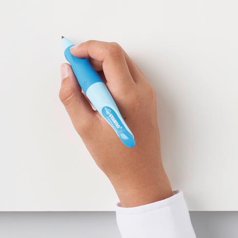 Matita a scatto Ergonomica - STABILO EASYergo 3.15 in Rosa/Lilla per Destrimani - con mina 3.15 mm gradazione HB e temperino - 8