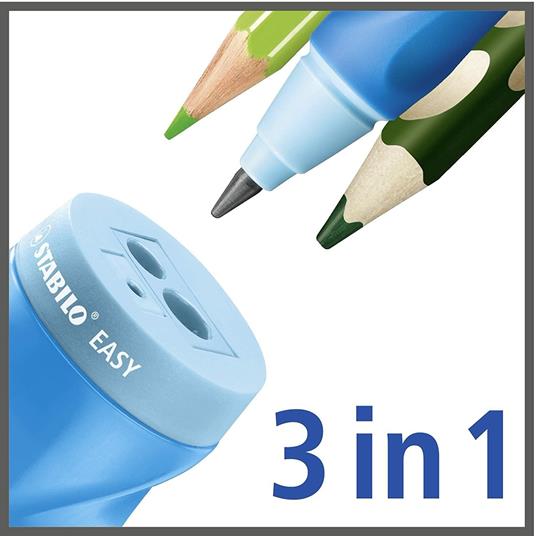Temperamatite Ergonomico - STABILO EASYtemperino per Destrimani - Verde - 5