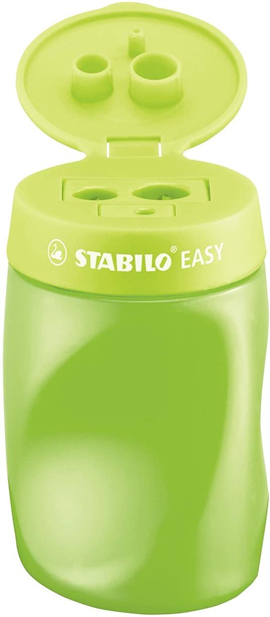 Temperamatite Ergonomico - STABILO EASYtemperino per Destrimani - Verde - 2