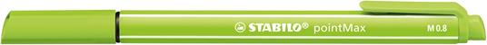 Fineliner Premium - STABILO pointMax - Astuccio da 4 Spring - Colori assortiti - 3