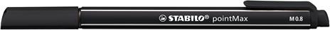 Fineliner Premium - STABILO pointMax - Astuccio da 8 - Colori assortiti - 2