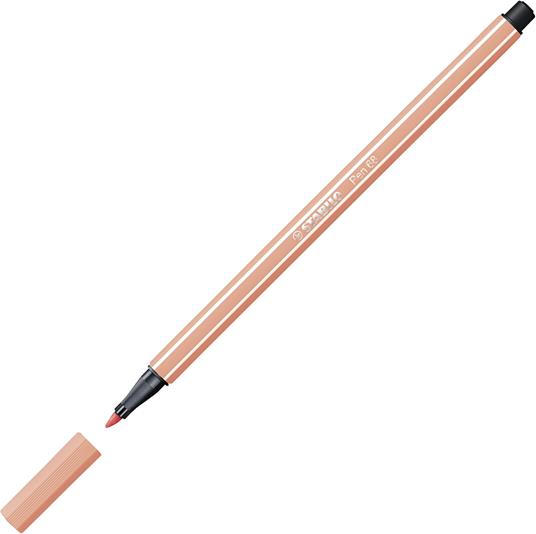 Pennarello Premium - STABILO Pen 68 Pastel - Astuccio da 8 - Colori assortiti - 2