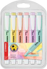 Cartoleria Evidenziatore STABILO Swing Cool Pastel. Confezione 6 colori pastello Stabilo