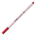 Pennarello Premium con punta a pennello - STABILO Pen 68 brush - Rosso Scuro