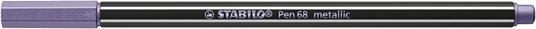 Pennarello Premium Metallizzato - STABILO Pen 68 metallic - Astuccio da 8 - con 8 colori assortiti - 2
