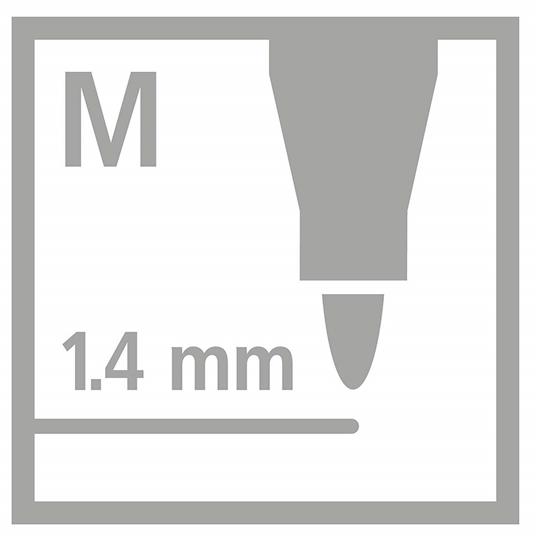 Pennarello Premium Metallizzato - STABILO Pen 68 metallic - Astuccio da 8 - con 8 colori assortiti - 7