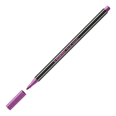 Pennarello Premium Metallizzato - STABILO Pen 68 metallic - Astuccio da 6 - con 6 colori assortiti - 3