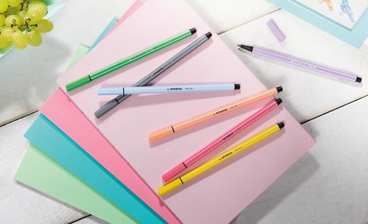 Pennarello Premium - STABILO Pen 68 - ARTY - Astuccio da 30 - Colori assortiti - 4
