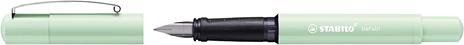 Penna Stilografica - STABILO beFab! Uni Colors in Kiwi - Cartuccia Blu inclusa - 5