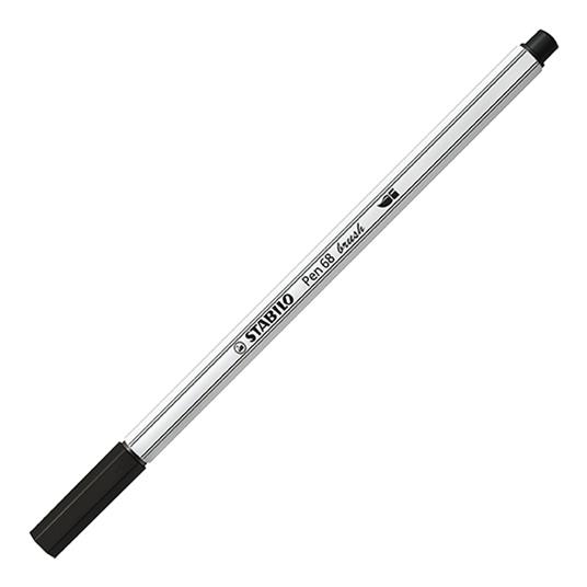 Pennarello Premium con punta a pennello - STABILO Pen 68 brush - Astuccio da 8 - con 8 colori assortiti - 2
