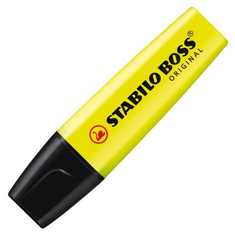 Evidenziatore - STABILO BOSS ORIGINAL Desk-Set 50 Years Edition - 23 Colori assortiti 9 Neon + 14 Pastel - 4