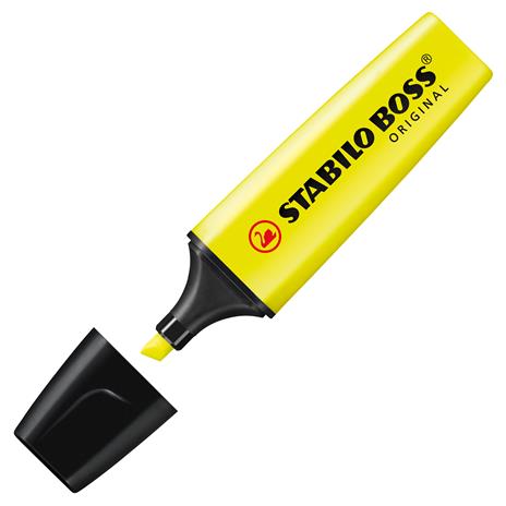 Evidenziatore - STABILO BOSS ORIGINAL Desk-Set 50 Years Edition - 23 Colori assortiti 9 Neon + 14 Pastel - 5