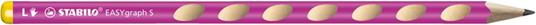School Set - STABILO EASYgraph S in Rosa per Mancini - con Gomma + Temperino - 2