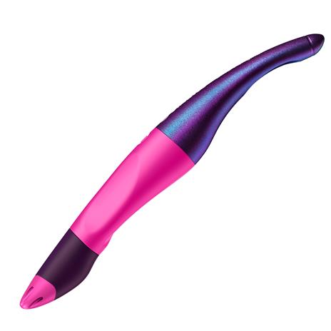 Penna roller STABILO EASYoriginal Holograph per destrimani Magenta. Con 1 ricarica blu - 2