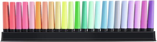 Evidenziatore - STABILO BOSS ORIGINAL Desk-Set - ARTY Edition - 23 Colori assortiti 9 Neon + 14 Pastel - 2