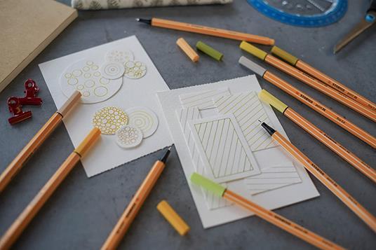 Creative Set STABILO ARTY STABILO point 88 & Pen 68 Astuccio da 36 Colori 17 fineliner point 88, 19 pennarelli Pen 68 - 5