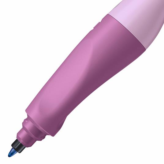 Penna Roller Ergonomica - STABILO EASYoriginal Pastel per Destrimani in Glicine - Cartuccia Blu inclusa - 2