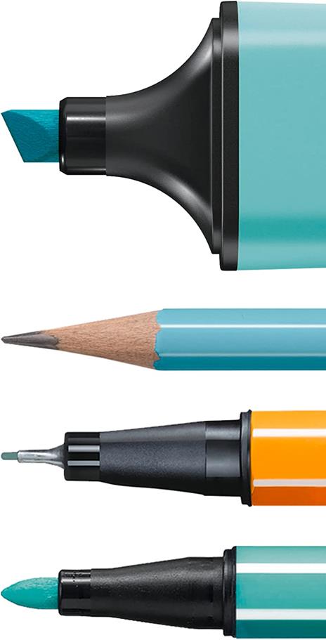 Set Creativo - STABILO Pastellove - 12 Fineliner Mini, 12 pennarelli premium Mini, 6 evidenziatori Mini, 5 matite in grafite - 3