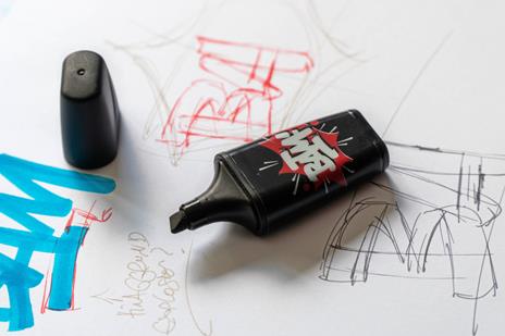 Evidenziatore e Marker - STABILO BOSS MINI by Snooze One - Astuccio da 5 - Rosa/Blu/Giallo/Verde/Nero - 5