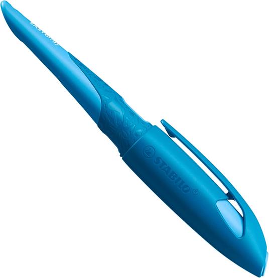 Penna Stilografica Ergonomica - STABILO EASYbirdy 3D Wildlife per Mancini - Punta Standard - Chiave di regolazione inclusa - 2