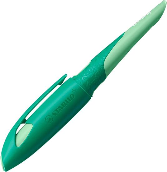 Penna Stilografica Ergonomica - STABILO EASYbirdy 3D Wildlife - Destrimani - Punta Standard - Chiave di regolazione inclusa - 2