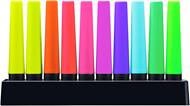 Evidenziatore - STABILO BOSS ORIGINAL - Desk-Set - Edizione 100% FLUO - 10 evidenziatori