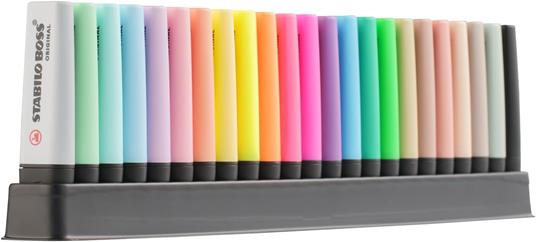Evidenziatore - STABILO BOSS ORIGINAL - Desk-Set - Special Edition - 23 Colori assortiti