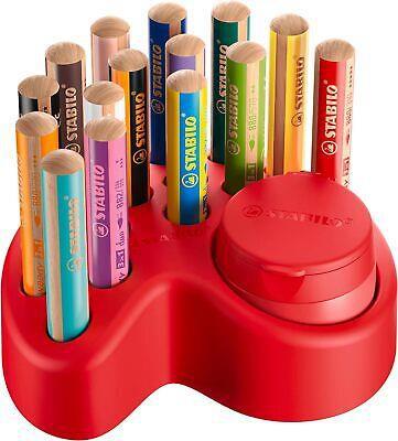 Premium DeskSet - STABILO woody 3 in 1 - Pack da 15 - 10 STABILO woody 3 in 1, 2 STABILO woody