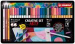 Set Creativo - STABILO ARTY Creative Set - STABILO point 88, Pen 68 & Pen 68 brush - Scatola in metallo da 30