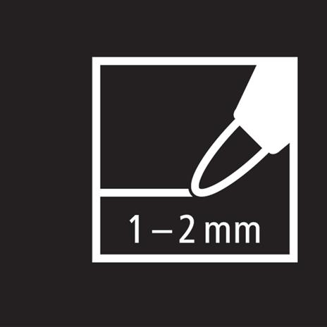 Marker acrilico - STABILO FREE Acrylic - T100 Punta rotonda 1-2mm - Royal Edition - Astuccio da 5 - Colori assortiti - 8