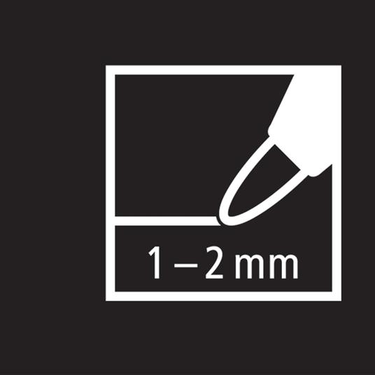 Marker acrilico - STABILO FREE Acrylic - T100 Punta rotonda 1-2mm - Royal Edition - Astuccio da 5 - Colori assortiti - 8