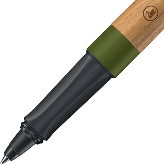 Penna a sfera Ecosostenibile - CO2 neutral - STABILO Grow in Verde Muschio/Quercia- Cartuccia inclusa - 2