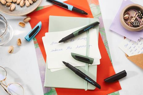 Penna a sfera - STABILO Flow in Muschio - Pack da 1 - Cartuccia inclusa - 6