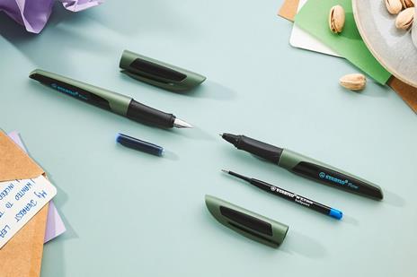 Penna a sfera - STABILO Flow in Ghiaccio - Pack da 1 - Cartuccia inclusa - 5