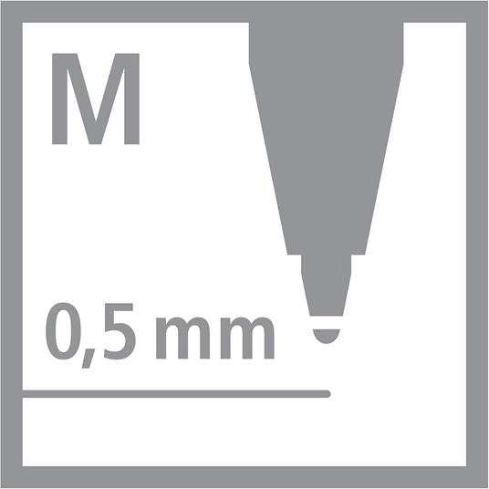 Penna a sfera - STABILO Flow in Ghiaccio - Pack da 1 - Cartuccia inclusa - 6