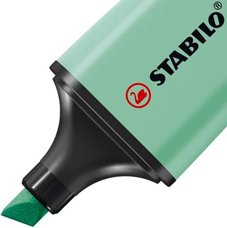Evidenziatore - STABILO BOSS MINI Pastel - Pack da 5 - Colori assortiti - 3