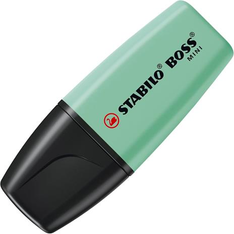 Evidenziatore - STABILO BOSS MINI Pastel - Astuccio da 6 - Colori assortiti - 2