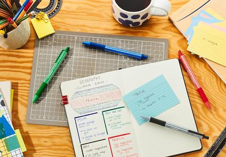 Penna a sfera Ecosostenibile - STABILO pointball colorful - Pack da 2 - Blu/Nero - 4