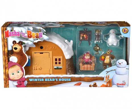 Masha E Orso. Playset Casa Inverno Con Accessori - 7