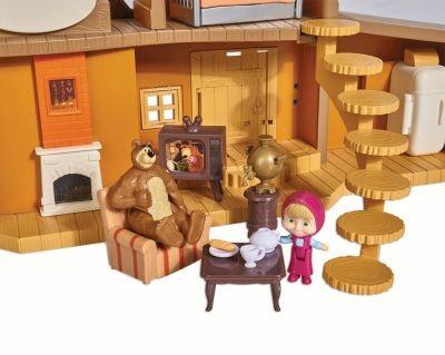 Masha Playset, la Grande Casa di Orso, inclusi Masha e Orso ed accessori - 5