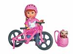 Evi Love. Holiday Bambola Snodata In Bici Con Cagnolino