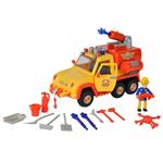 Simba Toys Camion dei Pompieri Giocattolo con Pompiere Sam Venus 2.0