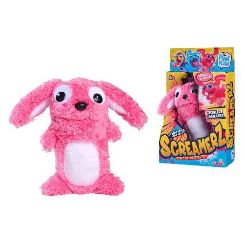 Peluche Coniglietto pazzerello con suoni h.30cm SCREAMERZ 105953332