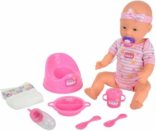 New Born Baby: Bambola Beve e Bagna - 3