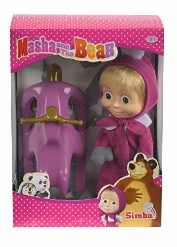 Masha e Orso. Bambola Masha con Slittino - 3