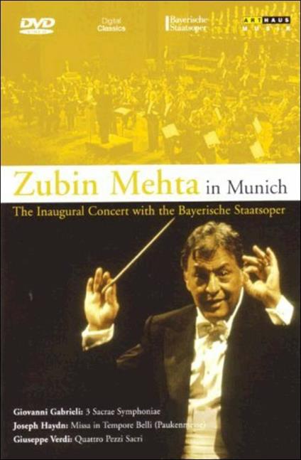 Zubin Mehta. Zubin Mehta in Munich (DVD) - DVD di Zubin Mehta